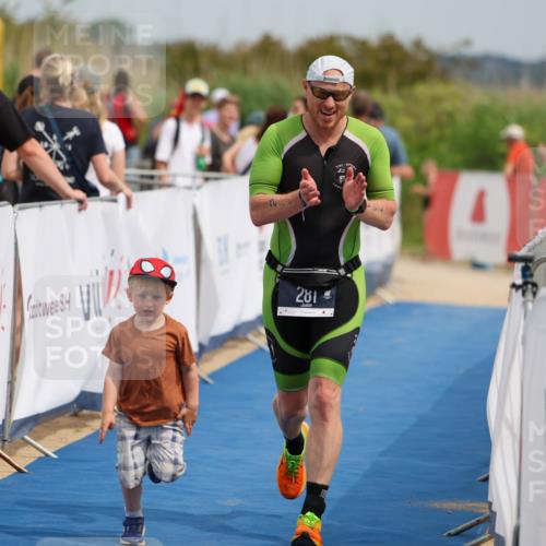 22.06.2025 - Viking Triathlon Michael Strokosch http://msf.ph/oto/8069091 22.06.2025 15:14:32 Ziel 281 meine-sportfotos.de