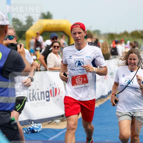 22.06.2025 - Viking Triathlon Michael Strokosch http://msf.ph/oto/8069504 22.06.2025 15:17:16 Ziel 253, 657 meine-sportfotos.de