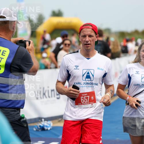 22.06.2025 - Viking Triathlon Michael Strokosch http://msf.ph/oto/8069512 22.06.2025 15:17:16 Ziel 253, 657 meine-sportfotos.de