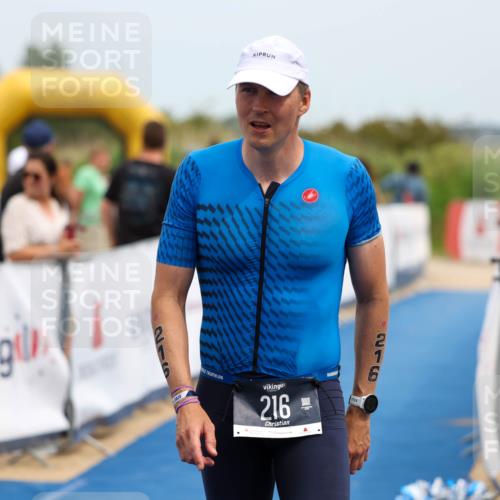 22.06.2025 - Viking Triathlon Michael Strokosch http://msf.ph/oto/8069567 22.06.2025 15:17:37 Ziel 216 meine-sportfotos.de