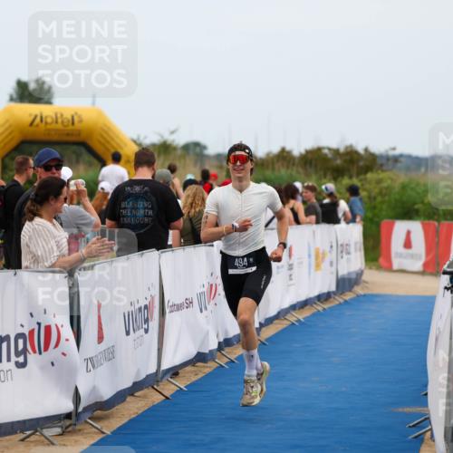 22.06.2025 - Viking Triathlon Michael Strokosch http://msf.ph/oto/8069811 22.06.2025 15:19:18 Ziel 494 meine-sportfotos.de