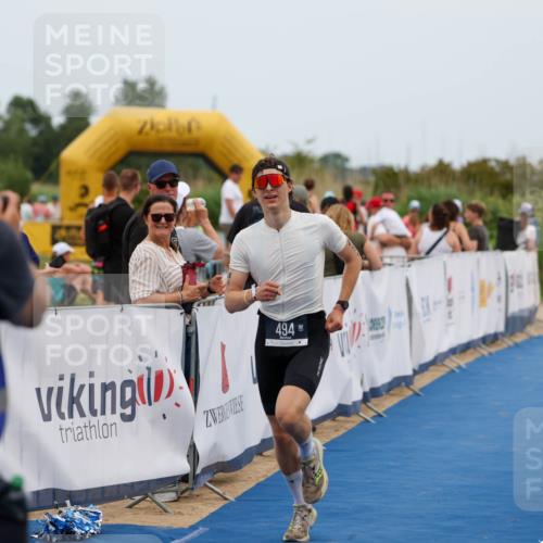 22.06.2025 - Viking Triathlon Michael Strokosch http://msf.ph/oto/8069817 22.06.2025 15:19:19 Ziel 494 meine-sportfotos.de