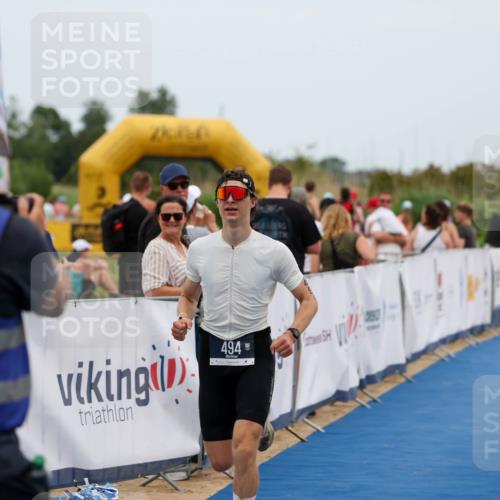 22.06.2025 - Viking Triathlon Michael Strokosch http://msf.ph/oto/8069819 22.06.2025 15:19:19 Ziel 494 meine-sportfotos.de