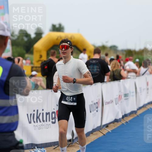 22.06.2025 - Viking Triathlon Michael Strokosch http://msf.ph/oto/8069821 22.06.2025 15:19:19 Ziel 494 meine-sportfotos.de