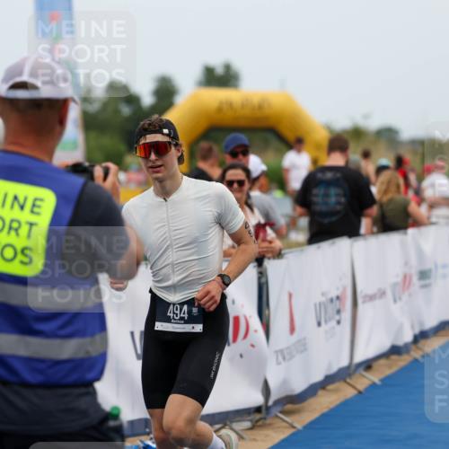 22.06.2025 - Viking Triathlon Michael Strokosch http://msf.ph/oto/8069825 22.06.2025 15:19:20 Ziel 494 meine-sportfotos.de