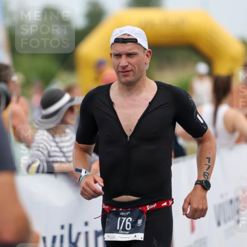 22.06.2025 - Viking Triathlon Michael Strokosch http://msf.ph/oto/8070006 22.06.2025 14:49:37 Ziel 176 meine-sportfotos.de