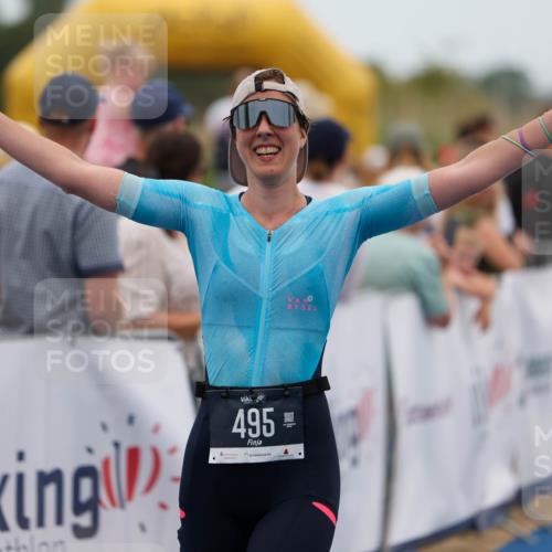 22.06.2025 - Viking Triathlon Michael Strokosch http://msf.ph/oto/8070263 22.06.2025 15:24:20 Ziel 495 meine-sportfotos.de