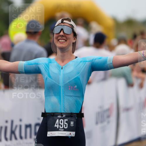 22.06.2025 - Viking Triathlon Michael Strokosch http://msf.ph/oto/8070267 22.06.2025 15:24:20 Ziel 495 meine-sportfotos.de