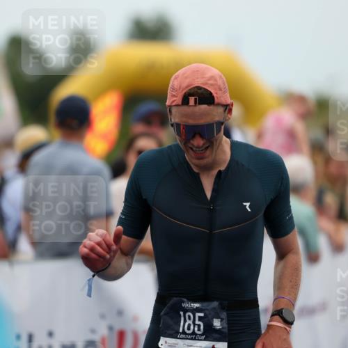 22.06.2025 - Viking Triathlon Michael Strokosch http://msf.ph/oto/8070276 22.06.2025 15:24:28 Ziel 185 meine-sportfotos.de