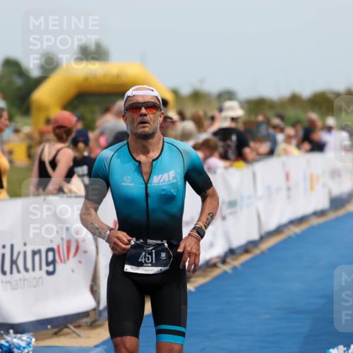22.06.2025 - Viking Triathlon Michael Strokosch http://msf.ph/oto/8070717 22.06.2025 14:57:27 Ziel 451 meine-sportfotos.de