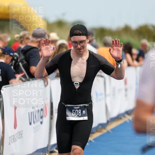 22.06.2025 - Viking Triathlon Michael Strokosch http://msf.ph/oto/8070813 22.06.2025 14:58:47 Ziel 233, 508 meine-sportfotos.de