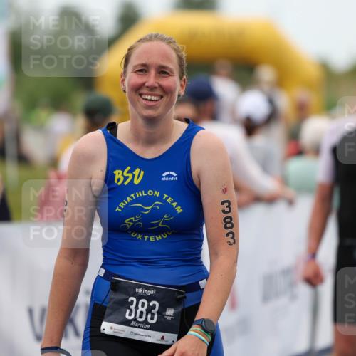 22.06.2025 - Viking Triathlon Michael Strokosch http://msf.ph/oto/8071163 22.06.2025 15:27:25 Ziel 110, 383, 507 meine-sportfotos.de