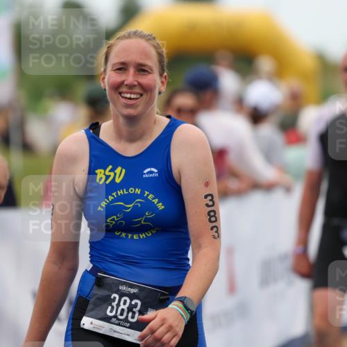 22.06.2025 - Viking Triathlon Michael Strokosch http://msf.ph/oto/8071165 22.06.2025 15:27:25 Ziel 110, 383, 507 meine-sportfotos.de