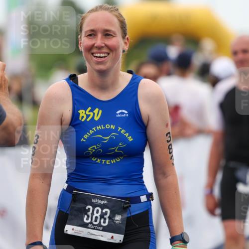 22.06.2025 - Viking Triathlon Michael Strokosch http://msf.ph/oto/8071170 22.06.2025 15:27:25 Ziel 110, 383, 507 meine-sportfotos.de