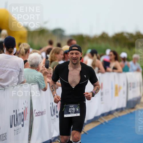 22.06.2025 - Viking Triathlon Michael Strokosch http://msf.ph/oto/8071207 22.06.2025 15:27:46 Ziel 419 meine-sportfotos.de