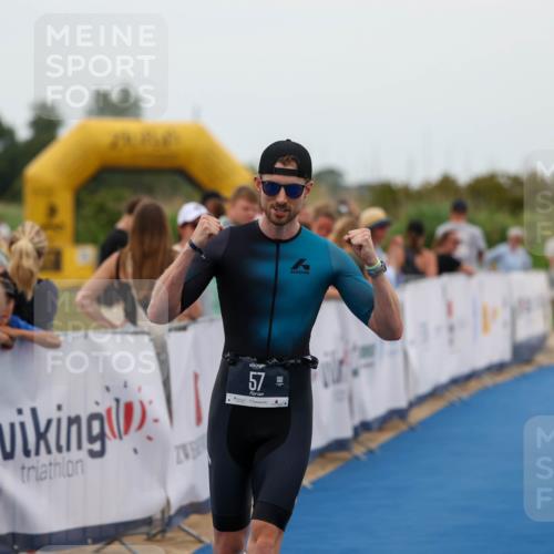 22.06.2025 - Viking Triathlon Michael Strokosch http://msf.ph/oto/8071947 22.06.2025 15:33:52 Ziel 57 meine-sportfotos.de