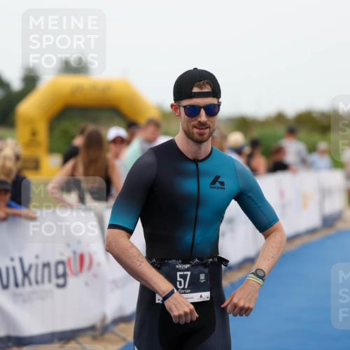 22.06.2025 - Viking Triathlon Michael Strokosch http://msf.ph/oto/8071960 22.06.2025 15:33:52 Ziel 57 meine-sportfotos.de