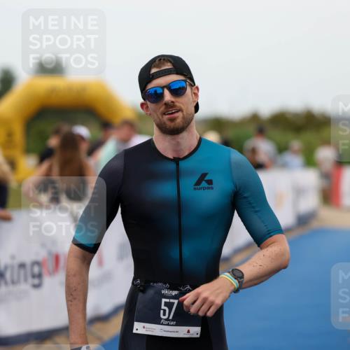 22.06.2025 - Viking Triathlon Michael Strokosch http://msf.ph/oto/8071965 22.06.2025 15:33:53 Ziel 57 meine-sportfotos.de