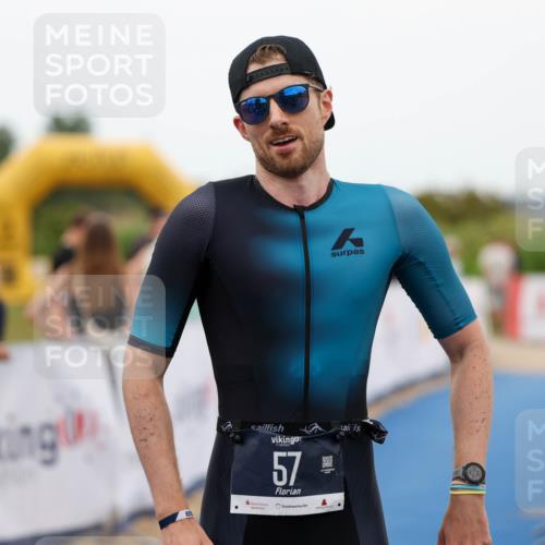 22.06.2025 - Viking Triathlon Michael Strokosch http://msf.ph/oto/8071966 22.06.2025 15:33:53 Ziel 57 meine-sportfotos.de