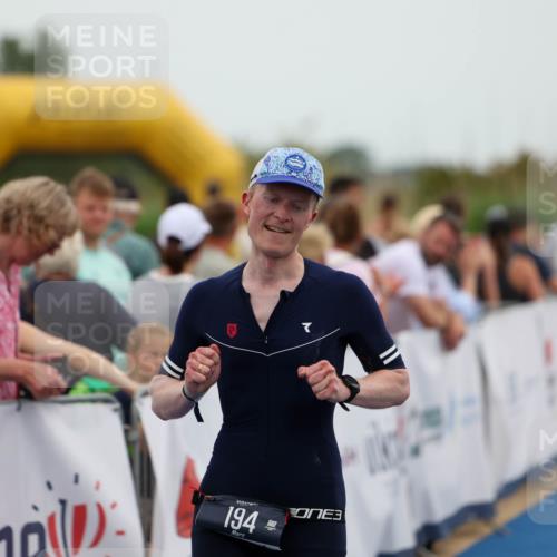 22.06.2025 - Viking Triathlon Michael Strokosch http://msf.ph/oto/8072565 22.06.2025 15:38:59 Ziel 194 meine-sportfotos.de