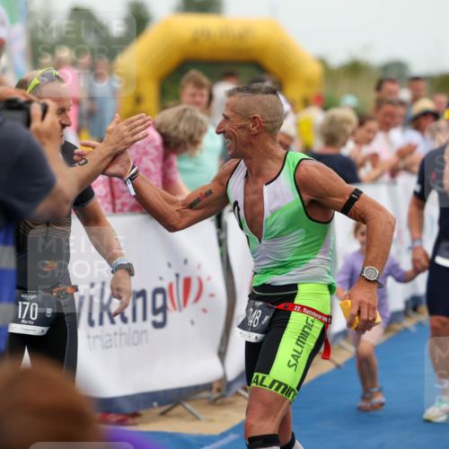22.06.2025 - Viking Triathlon Michael Strokosch http://msf.ph/oto/8072737 22.06.2025 15:40:03 Ziel 170, 180, 248 meine-sportfotos.de
