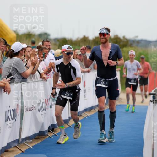 22.06.2025 - Viking Triathlon Michael Strokosch http://msf.ph/oto/8073029 22.06.2025 15:42:16 Ziel 78, 172, 182 meine-sportfotos.de