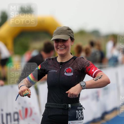 22.06.2025 - Viking Triathlon Michael Strokosch http://msf.ph/oto/8073597 22.06.2025 16:02:59 Ziel 183, 403 meine-sportfotos.de