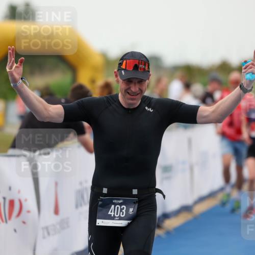 22.06.2025 - Viking Triathlon Michael Strokosch http://msf.ph/oto/8073620 22.06.2025 16:03:05 Ziel 403, 650 meine-sportfotos.de