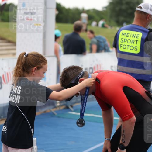 22.06.2025 - Viking Triathlon Yannick Fuchs http://msf.ph/oto/8075778 22.06.2025 16:17:23 Ziel  meine-sportfotos.de