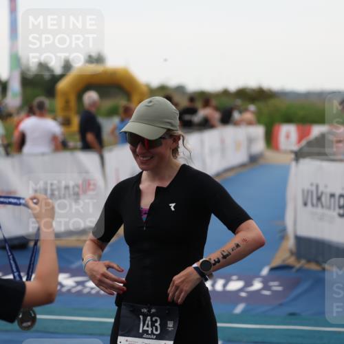 22.06.2025 - Viking Triathlon Yannick Fuchs http://msf.ph/oto/8076036 22.06.2025 16:21:35 Ziel 143 meine-sportfotos.de