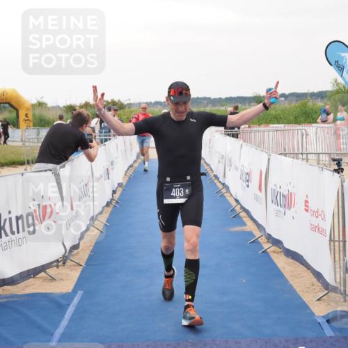 22.06.2025 - Viking Triathlon MichiJ http://msf.ph/oto/8078235 22.06.2025 16:03:03 Ziel 403, 650 meine-sportfotos.de