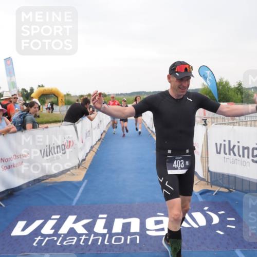 22.06.2025 - Viking Triathlon MichiJ http://msf.ph/oto/8078340 22.06.2025 16:03:04 Ziel 403, 650 meine-sportfotos.de
