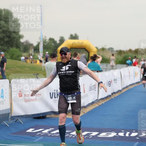 22.06.2025 - Viking Triathlon Yannick Fuchs http://msf.ph/oto/8078540 22.06.2025 16:36:49 Ziel 48, 240 meine-sportfotos.de