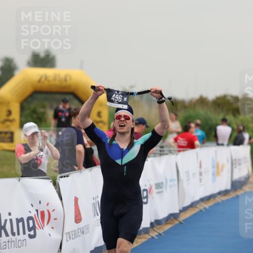 22.06.2025 - Viking Triathlon Yannick Fuchs http://msf.ph/oto/8078729 22.06.2025 16:38:28 Ziel 496 meine-sportfotos.de