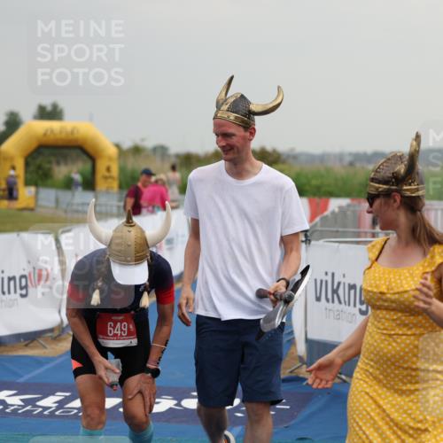 22.06.2025 - Viking Triathlon Yannick Fuchs http://msf.ph/oto/8079323 22.06.2025 16:40:59 Ziel 649 meine-sportfotos.de