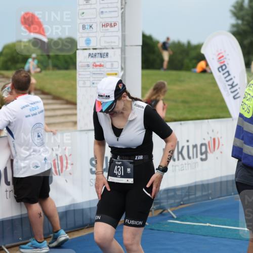 22.06.2025 - Viking Triathlon Yannick Fuchs http://msf.ph/oto/8080930 22.06.2025 17:05:47 Ziel 431 meine-sportfotos.de