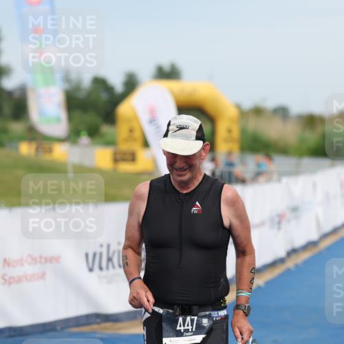 22.06.2025 - Viking Triathlon Yannick Fuchs http://msf.ph/oto/8081087 22.06.2025 17:18:06 Ziel 447 meine-sportfotos.de