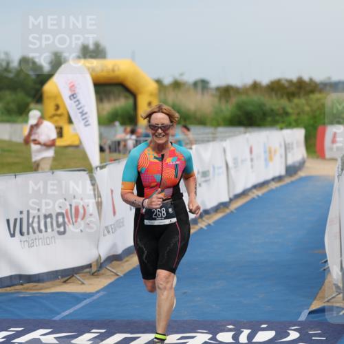 22.06.2025 - Viking Triathlon Yannick Fuchs http://msf.ph/oto/8081116 22.06.2025 17:19:21 Ziel 268 meine-sportfotos.de