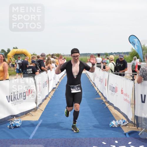 22.06.2025 - Viking Triathlon MichiJ http://msf.ph/oto/8119457 22.06.2025 14:58:47 Ziel 233, 508 meine-sportfotos.de