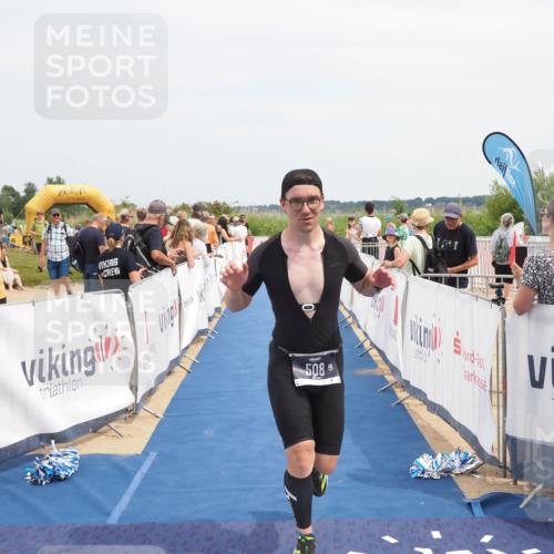 22.06.2025 - Viking Triathlon MichiJ http://msf.ph/oto/8119483 22.06.2025 14:58:47 Ziel 233, 508 meine-sportfotos.de