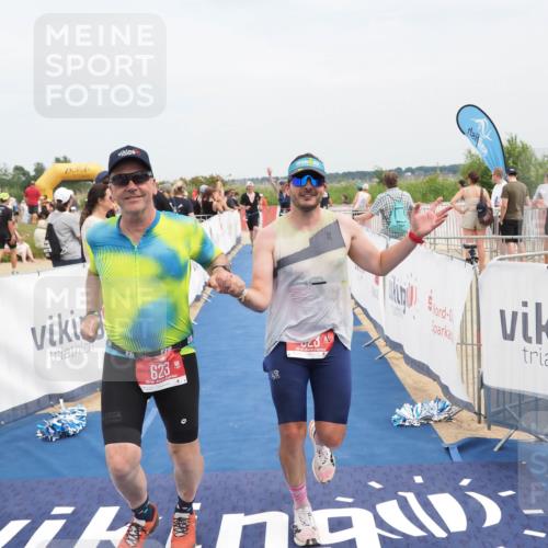 22.06.2025 - Viking Triathlon MichiJ http://msf.ph/oto/8121228 22.06.2025 15:13:08 Ziel 98, 337, 623 meine-sportfotos.de