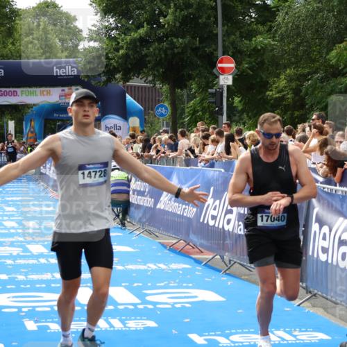 29.06.2025 - hella hamburg halbmarathon Zöllner http://msf.ph/oto/8175802 29.06.2025 10:26:36 Ziel 1577, 9565, 14728, 17040 meine-sportfotos.de