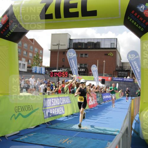 10.08.2025 - GEWOBA Citytriathlon Bremen H.Heesch http://msf.ph/oto/8538815 10.08.2025 11:44:36 Ziel 454 meine-sportfotos.de