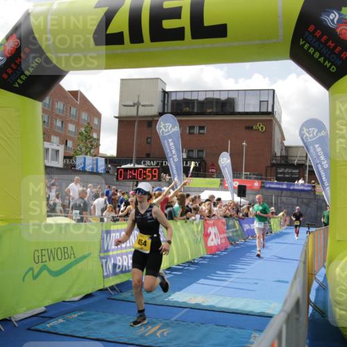 10.08.2025 - GEWOBA Citytriathlon Bremen H.Heesch http://msf.ph/oto/8538817 10.08.2025 11:44:36 Ziel 454 meine-sportfotos.de