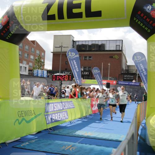 10.08.2025 - GEWOBA Citytriathlon Bremen H.Heesch http://msf.ph/oto/8538954 10.08.2025 11:45:38 Ziel 227 meine-sportfotos.de