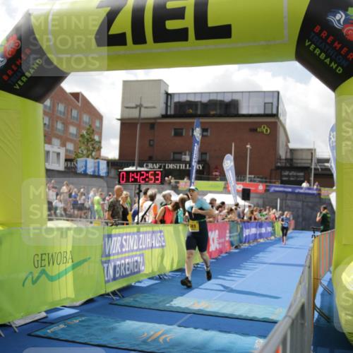 10.08.2025 - GEWOBA Citytriathlon Bremen H.Heesch http://msf.ph/oto/8539086 10.08.2025 11:46:30 Ziel 193, 381 meine-sportfotos.de