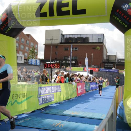 10.08.2025 - GEWOBA Citytriathlon Bremen H.Heesch http://msf.ph/oto/8539100 10.08.2025 11:46:33 Ziel 381 meine-sportfotos.de