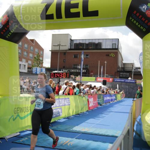 10.08.2025 - GEWOBA Citytriathlon Bremen H.Heesch http://msf.ph/oto/8539121 10.08.2025 11:46:38 Ziel 107, 381 meine-sportfotos.de