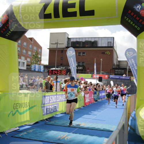 10.08.2025 - GEWOBA Citytriathlon Bremen H.Heesch http://msf.ph/oto/8539128 10.08.2025 11:46:56 Ziel 73 meine-sportfotos.de