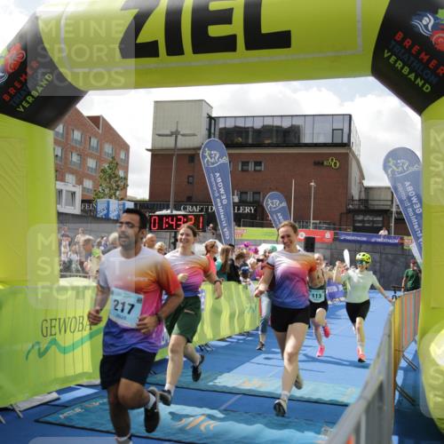 10.08.2025 - GEWOBA Citytriathlon Bremen H.Heesch http://msf.ph/oto/8539136 10.08.2025 11:46:58 Ziel 73, 113, 217 meine-sportfotos.de
